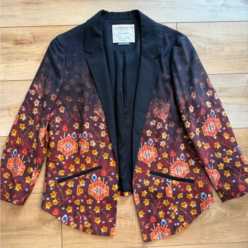 Cartonnier Multicolor Floral Blazer